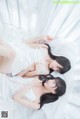 Coser @ 桜 桃 喵 Vol.045: 白色 长裙 (58 photos) P31 No.e72b4e Image No. 61