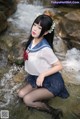 Coser @ 白 烨 Vol.013: 湿身 JK 水下 版 (98 photos) P76 No.60f31e Image No. 21