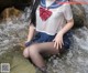 Coser @ 白 烨 Vol.013: 湿身 JK 水下 版 (98 photos) P40 No.1f843b Image No. 117