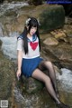 Coser @ 白 烨 Vol.013: 湿身 JK 水下 版 (98 photos) P46 No.d3d35a Image No. 109