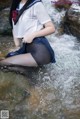 Coser @ 白 烨 Vol.013: 湿身 JK 水下 版 (98 photos) P82 No.037cdd Image No. 71