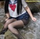 Coser @ 白 烨 Vol.013: 湿身 JK 水下 版 (98 photos) P44 No.84c287 Image No. 51