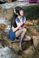 Coser @ 白 烨 Vol.013: 湿身 JK 水下 版 (98 photos) P56 No.1cd6ff Image No. 39