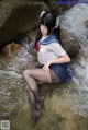 Coser @ 白 烨 Vol.013: 湿身 JK 水下 版 (98 photos) P66 No.ef57ca Image No. 31